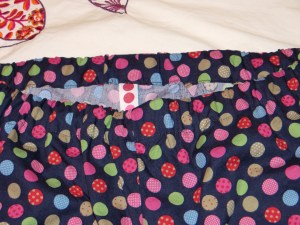 Actually I had this ribbon in my stash and it matched perfectly.