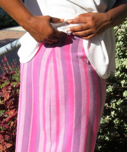 Blue Sunday Sexy Secretary Side View